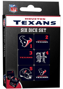 Houston Astros 6pc Dice Set Game