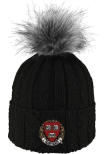 LogoFit Harvard Crimson Black Alps Womens Knit Hat