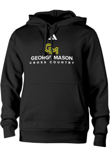 Adidas George Mason University Mens Black Fleece Hood Long Sleeve Hoodie