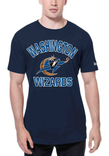 New Era Washington Wizards Black Retro Heart and Soul Short Sleeve T Shirt