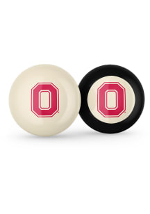 Ohio State Buckeyes Cue and 8 Ball Billiard Balls