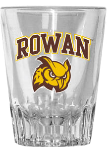 Rowan University 2oz Arch Mascot Fluted Shot Glass