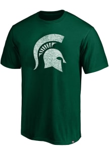 Michigan State Spartans Mens Green Large Logo Big and Tall T-Shirt