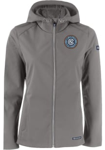 Cutter and Buck New York City FC Womens Graphite Evoke Light Weight Jacket
