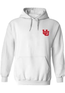 Vive La Fete Utah Utes Womens White Impressions Hooded Sweatshirt