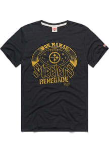Homage Pittsburgh Steelers Black Styx Renegade Short Sleeve Fashion T Shirt