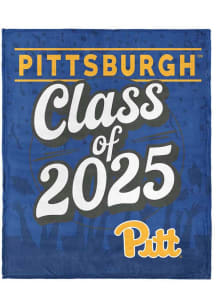 Pitt Panthers Class of 2025 Silk Touch Fleece Blanket - Blue