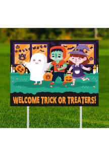Auburn Tigers Trick or Treaters Yard Sign - Navy Blue
