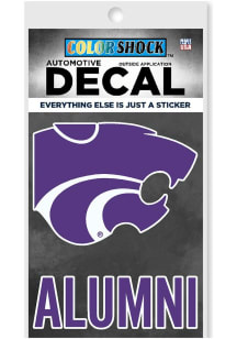 K-State Wildcats Alumni Auto Decal - Purple