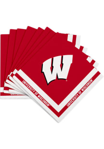 Wisconsin Badgers 6.5" 20 pack Napkins