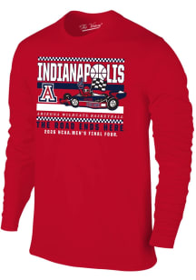 Arizona Wildcats Red 2026 NCAA Men's Basketball Final Four Bound On The Road Again Long Sleeve T S..