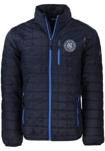 Cutter and Buck New York City FC Mens Navy Blue Rainier PrimaLoft Medium Weight Jacket