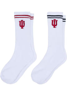 Indiana Hoosiers Retro Athletic Womens Crew Socks
