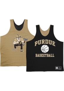 SLAM Purdue Boilermakers Black Reversible Practice Jersey