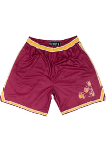 SLAM Arizona State Sun Devils Mens Maroon Basketball Shorts