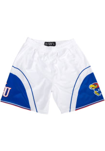 SLAM Kansas Jayhawks Mens White Vault 2002 Game Shorts