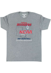 SLAM Indiana Hoosiers Grey 1987 Champs Short Sleeve Fashion T Shirt
