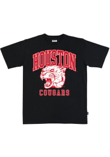 SLAM Houston Cougars Black Oversized Graphic Short Sleeve T Shirt