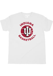 SLAM Indiana Hoosiers White Basketball Short Sleeve Fashion T Shirt