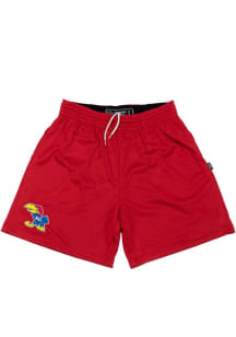 SLAM Kansas Jayhawks Mens Red Retro Practice Shorts