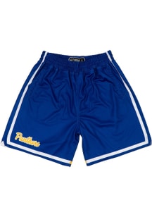 SLAM Pitt Panthers Mens Blue 1987 Game Mens Basketball Shorts