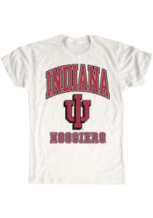 SLAM Indiana Hoosiers Grey Oversized Logo Classic Short Sleeve Fashion T Shirt