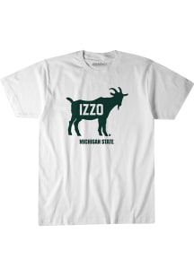 Tom Izzo Michigan State Spartans White Tom Izzo Basketball Goat Tee Short Sleeve Fashion Player T..