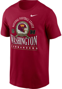 Nike Washington Commanders Burgundy Circle Rewind Short Sleeve T Shirt