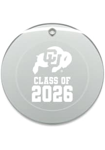 Colorado Buffaloes Class of 2026 Round Ornament - White