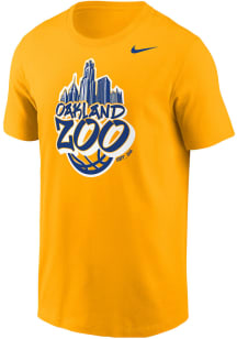 Nike Pitt Panthers Gold Oakland Zoo Short Sleeve T Shirt