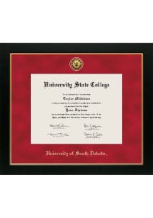 South Dakota Coyotes Medallion Manchester Diploma Frame - Red
