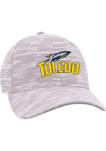 Toledo Rockets Streaker Structured Adjustable Hat - Grey
