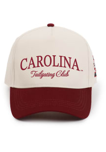 South Carolina Gamecocks Ivory Two Tone Ponyback Womens Adjustable Hat