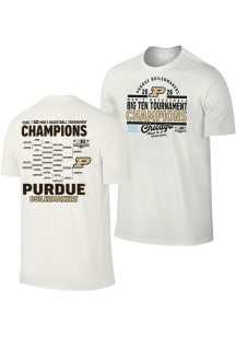 PURD M NATURAL 2026 Big Ten Men's Basketball Tournament Champions Bracket SS TEE M BBALL