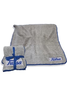 Tulsa Golden Hurricane Frosty Sherpa Fleece Blanket - Blue