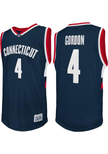 Ben Gordon  Original Retro Brand UConn Huskies Navy Blue Replica Jersey