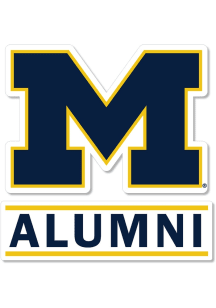 Michigan Wolverines 3 Inch Alumni Auto Decal - Blue