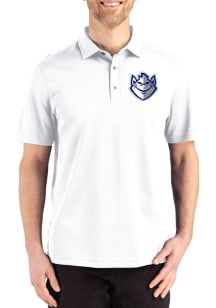 Cutter and Buck Saint Louis Billikens Mens White Advantage Refresh Short Sleeve Polo