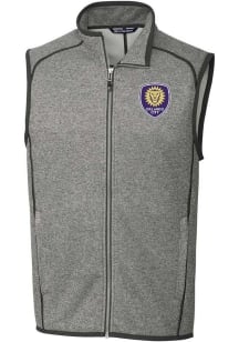 Cutter and Buck Orlando City SC Mens Grey Mainsail Sleeveless Jacket