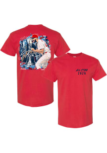 Cristopher Sanchez Philadelphia Phillies Red 2026 ASG X Jordan Spector Short Sleeve Fashion Player..