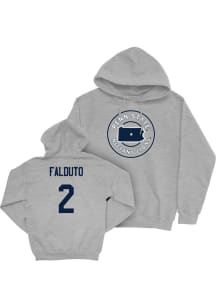 Ava Falduto Campus Ink Penn State Nittany Lions Youth NIL State Long Sleeve Player Hoodie Grey