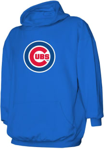 Stitches Chicago Cubs Youth Blue Logo Long Sleeve Hoodie