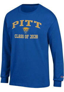 Champion Pitt Panthers Blue Font Class of 2028 Jersey Long Sleeve T Shirt