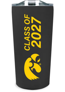 Iowa Hawkeyes 18oz Class of 2027 Soft Touch Stainless Steel Tumbler - Black