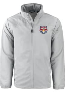 Cutter and Buck New York Red Bulls Mens Grey Charter Eco Light Weight Jacket