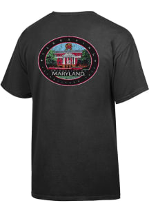 Gear For Sports Maryland Terrapins Womens Black Campus Circle Short Sleeve T-Shirt