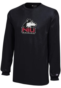 Champion Northern Illinois Huskies Youth Black Core Long Sleeve T-Shirt