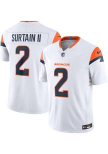 Patrick Surtain Nike Denver Broncos Mens White Road Limited Football Jersey
