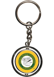 George Mason University Spinner Keychain - Green