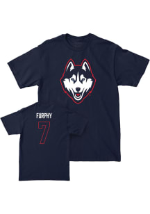 Jacob Furphy UConn Huskies Navy Blue NIL Short Sleeve Player T Shirt